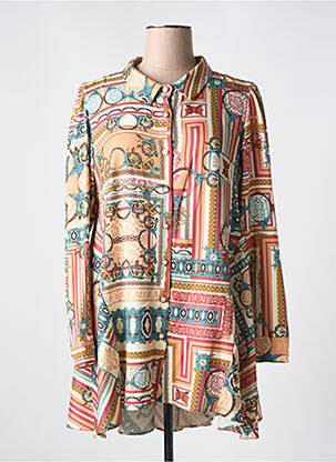 Tunică mâneci lungi bej LESLIE femeie