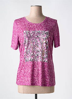 Tricou serigrafie mâneci scurte violet GERRY WEBER femeie
