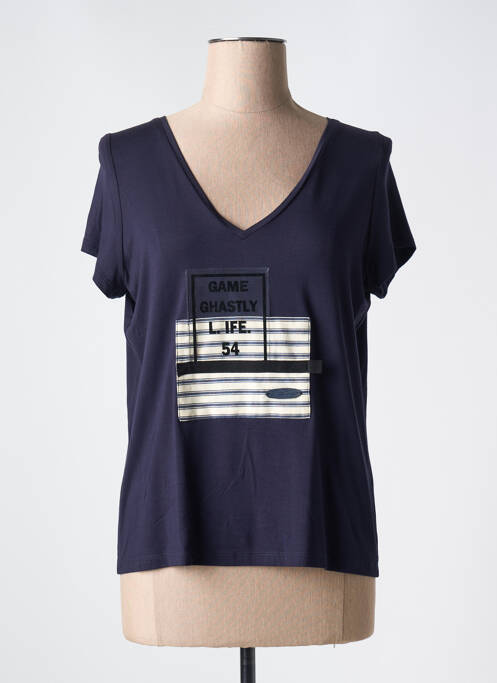 Tricou albastru POUPEE CHIC femeie