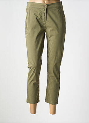 Pantalon 7/8 verde DEVERNOIS femeie