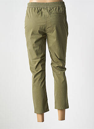 Pantalon 7/8 talie elastică verde DEVERNOIS femeie