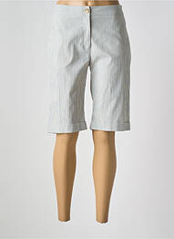 Pantalon de ciclism talie elastică albastru DEVERNOIS femme