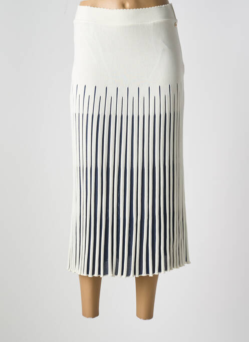 Fustă midi alb DEVERNOIS femeie