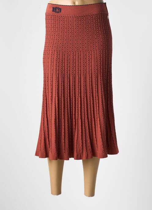 Fustă midi maro DEVERNOIS femeie