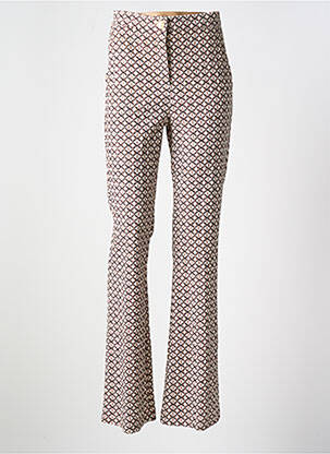 Pantalon evazat bej CAROLINE BISS femeie