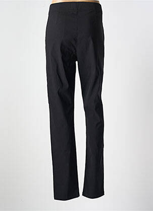 Pantalon slim talie elastică talie înaltă negru CHALOU femeie