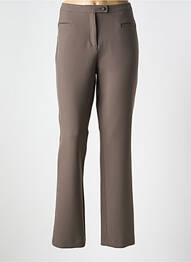 Pantalon slim mărime normală mărime normală maro DEVERNOIS femeie