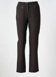 Pantalon slim talie elastică mărime normală negru GUY DUBOUIS femeie