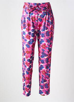 Pantalon drept roz CAROLINE BISS femeie