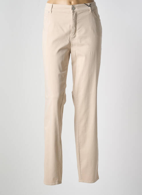 Pantalon slim bej ROSNER femeie