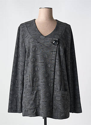 Jachete casual gri CHALOU femeie