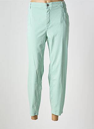 Blugi cu croială dreaptă verde TONI femeie