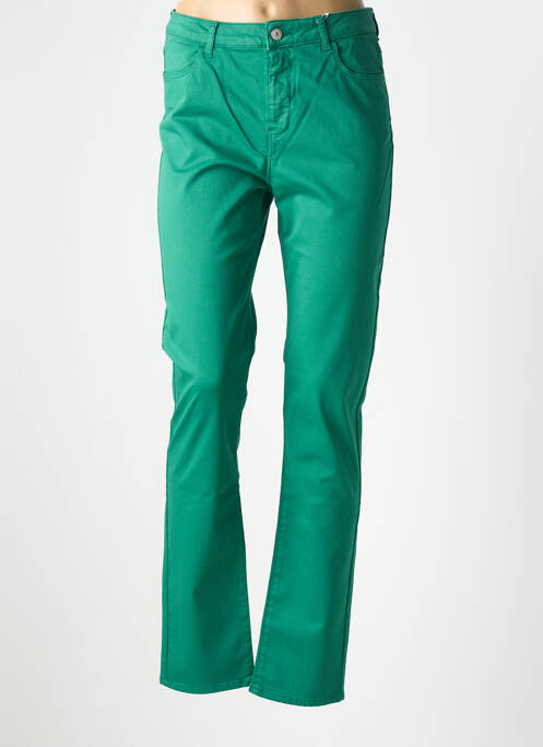 Pantalon slim verde KANOPE femeie
