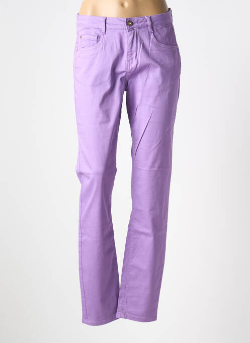 Blugi cu croială slim violet CREAM femeie