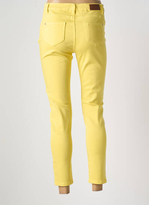 Blugi cu croială slim galben C'EST BEAU LA VIE femeie