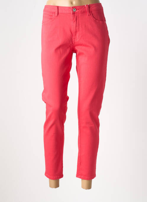 Blugi cu croială slim roșu C'EST BEAU LA VIE femeie
