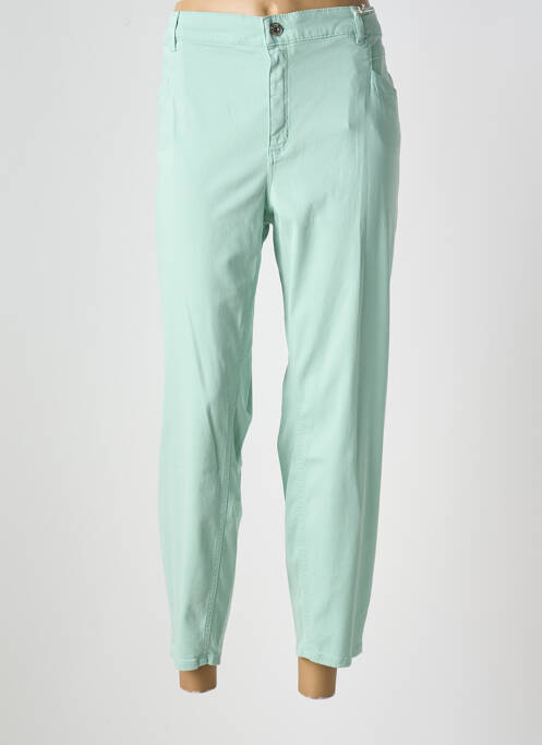 Blugi cu croială dreaptă verde TONI femeie