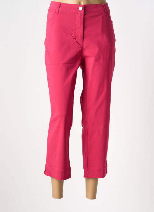 Pantalon trei sferturi elasticitate mărime normală roz DIANE LAURY femme