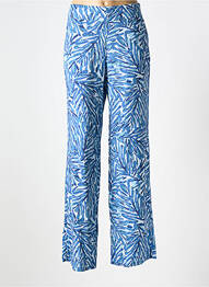 Pantalon drept țesătură poplin mărime normală albastru PAZ TORRAS femme