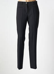 Pantalon drept țesătură crep mărime normală negru TONI femme