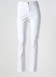 Pantalon drept elasticitate mărime normală alb KANOPE femme