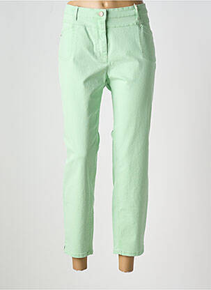 Pantalon 7/8 elasticitate mărime normală verde TONI femeie