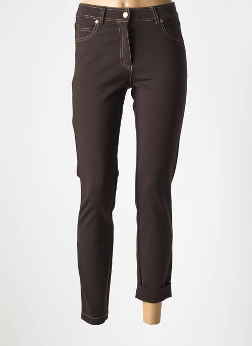 Pantalon drept maro ANDAM femeie