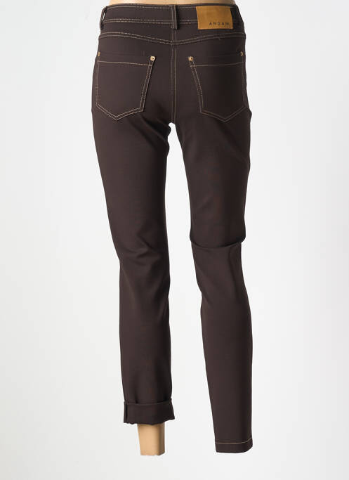 Pantalon drept maro ANDAM femeie