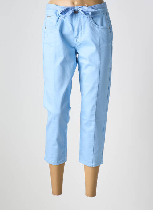 Pantalon trei sferturi albastru CREAM femeie