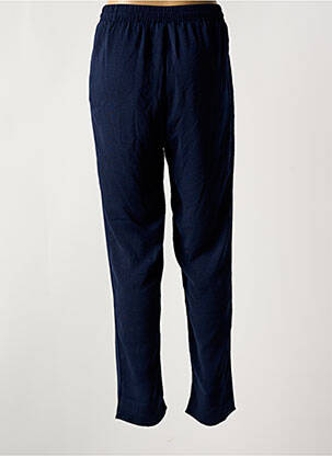 Pantalon slim talie elastică mărime normală albastru SMASH! femeie