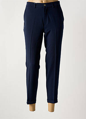 Pantalon 7/8 țesătură poplin mărime normală albastru LCDN femeie