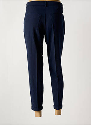 Pantalon 7/8 țesătură poplin mărime normală albastru LCDN femeie