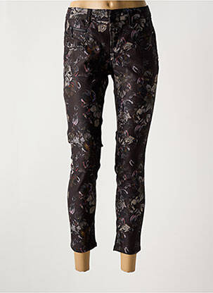 Pantalon 7/8 elasticitate mărime normală negru FREEMAN T.PORTER femeie