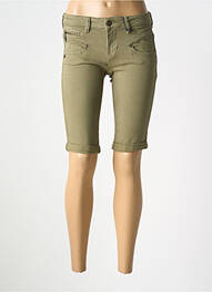 Corsar țesătură denim verde FREEMAN T.PORTER femme