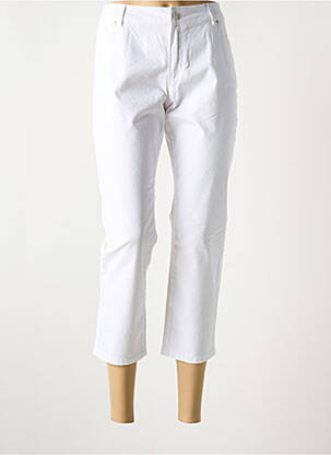 Pantalon trei sferturi alb C'EST BEAU LA VIE femeie