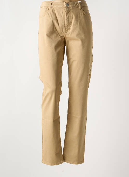 Pantalon slim bej KANOPE femeie