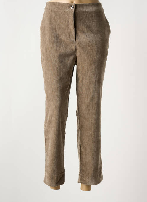 Pantalon chino maro SURKANA femeie