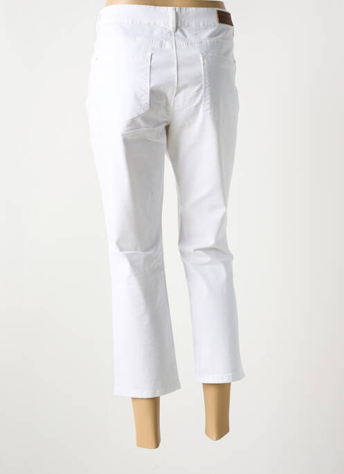 Pantalon trei sferturi alb C'EST BEAU LA VIE femeie