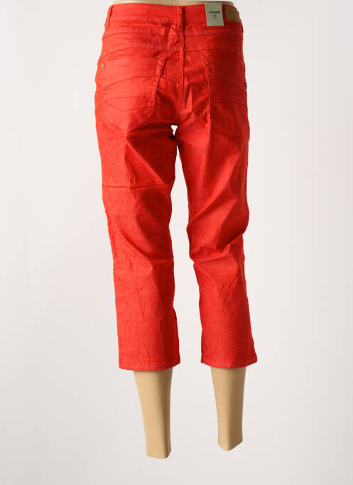 Pantalon trei sferturi roșu CREAM femeie