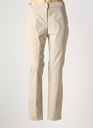 Pantalon slim bej TONI femeie