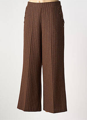 Pantalon larg maro SURKANA femeie