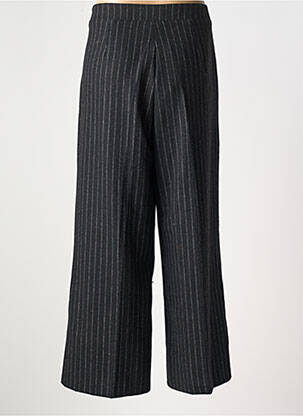 Pantalon larg închidere cu fermoar lateral talie înaltă negru SURKANA femeie