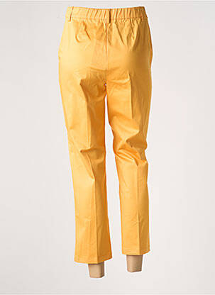 Pantalon 7/8 talie elastică talie joasă galben SURKANA femeie