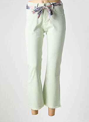 Blugi bootcut elasticitate verde FREEMAN T.PORTER femeie