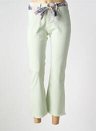 Blugi bootcut elasticitate verde FREEMAN T.PORTER femeie