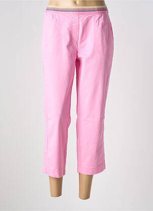 Pantalon trei sferturi roz deschis TONI femeie