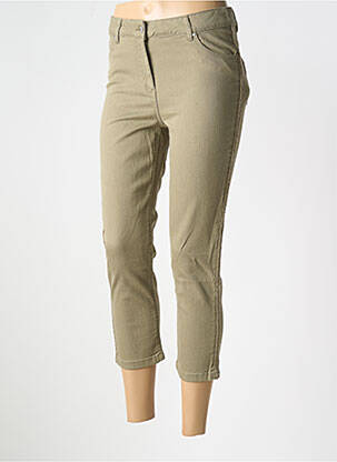 Pantalon trei sferturi verde DIANE LAURY femeie