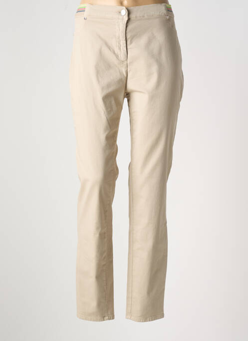 Pantalon slim bej TONI femeie