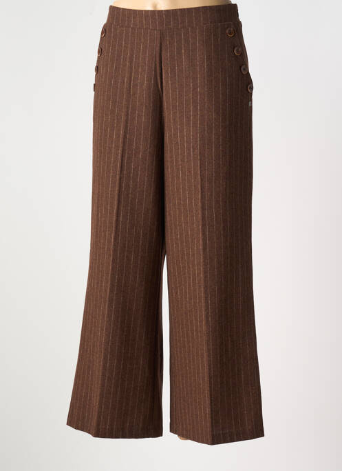 Pantalon larg maro SURKANA femeie