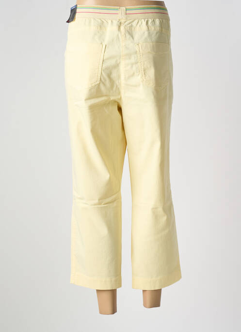 Pantalon trei sferturi galben TONI femeie